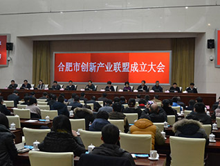 合肥市召開創(chuàng)新產(chǎn)業(yè)聯(lián)盟成立大會 劉萬青當選聯(lián)盟常務副會長、聯(lián)盟秘書長